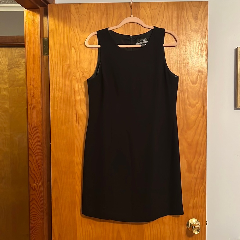 Annex black professional knee length dress